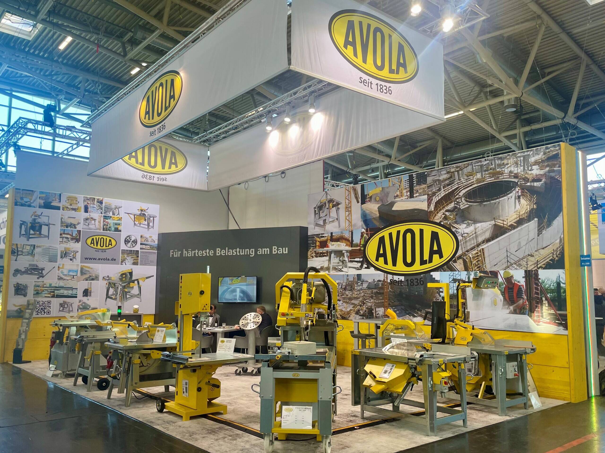 Baukreissäge Messe, Bauma Stand 2025,